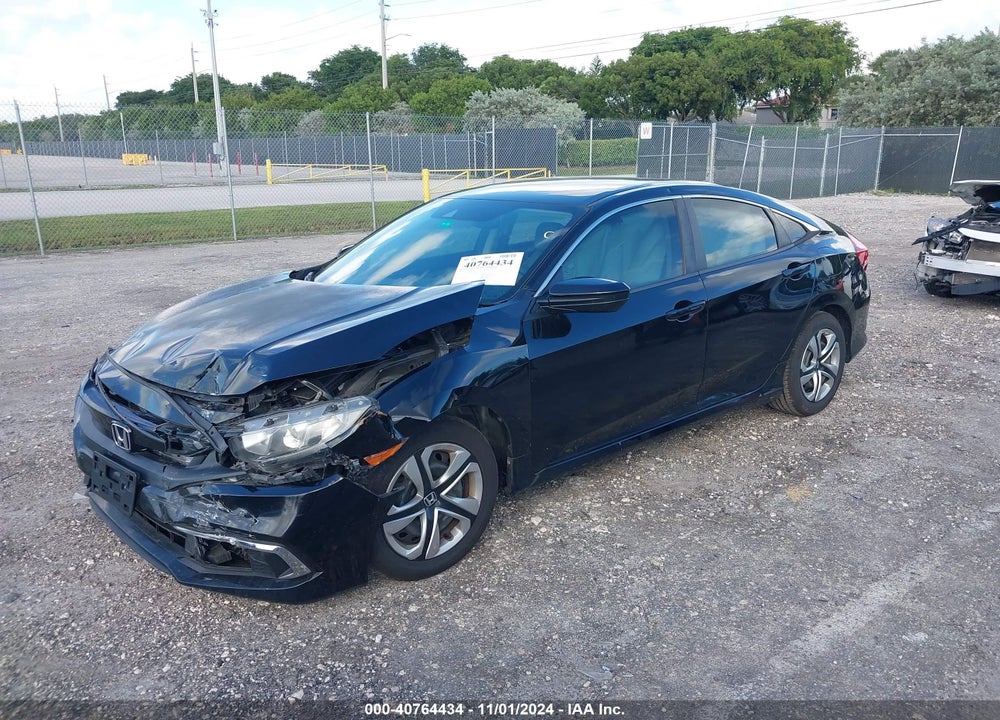 2019 HONDA CIVIC LX VIN: 2HGFC2F64KH569815
