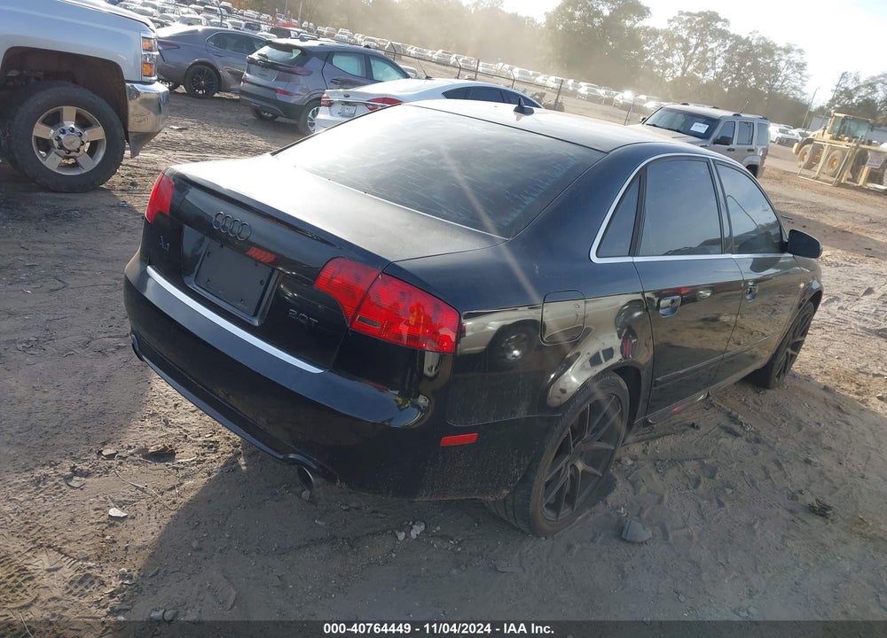 2008 AUDI A4 2.0T/2.0T SPECIAL EDITION VIN: WAUAF78E28A166180