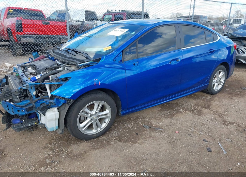 2017 CHEVROLET CRUZE LT MANUAL VIN: 1G1BD5SMXH7222003