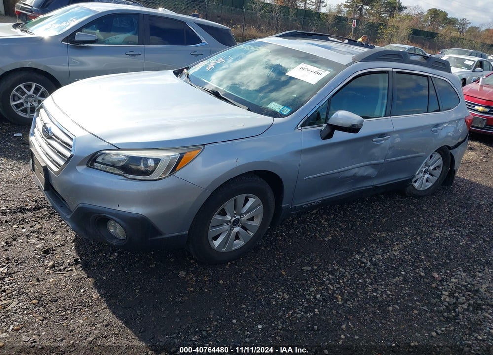 2017 SUBARU OUTBACK 2.5I PREMIUM VIN: 4S4BSAHC3H3287069
