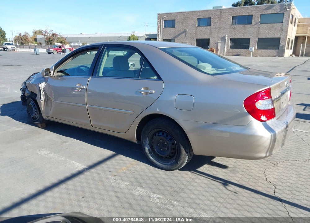 2004 TOYOTA CAMRY LE VIN: 4T1BE30K94U809892