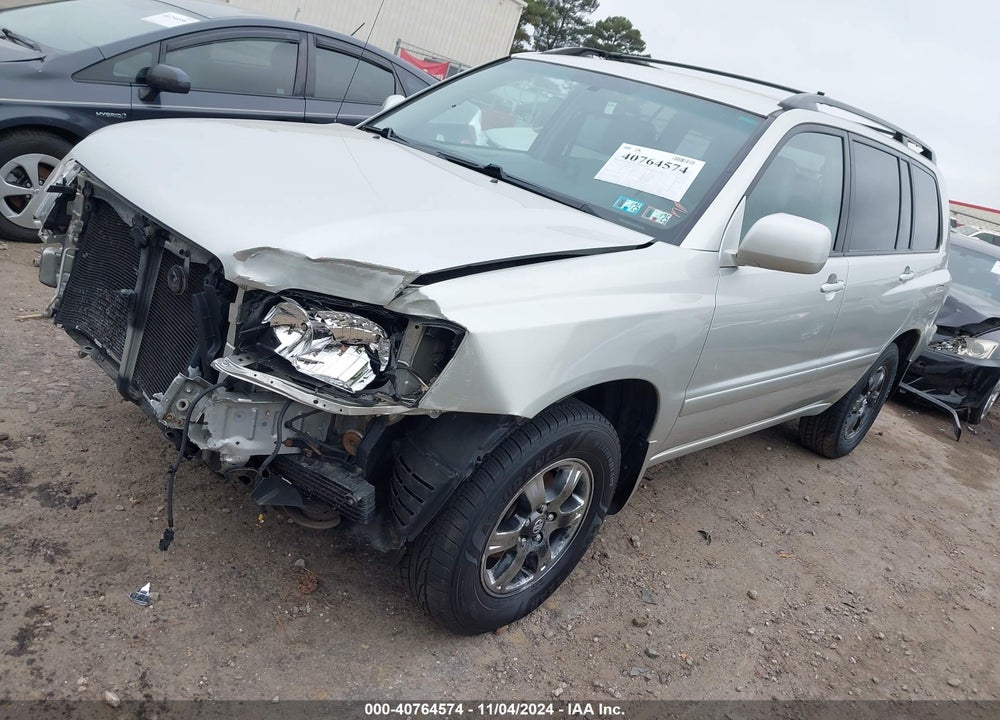 2004 TOYOTA HIGHLANDER V6 W/3RD ROW (A5) VIN: JTEEP21A440039860