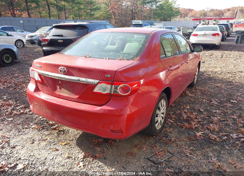 2013 TOYOTA COROLLA LE VIN: 2T1BU4EE2DC071737