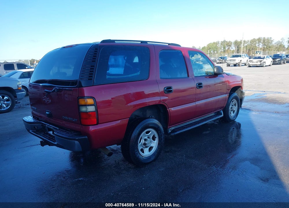2005 CHEVROLET TAHOE LS VIN: 1GNEC13Z25R182050