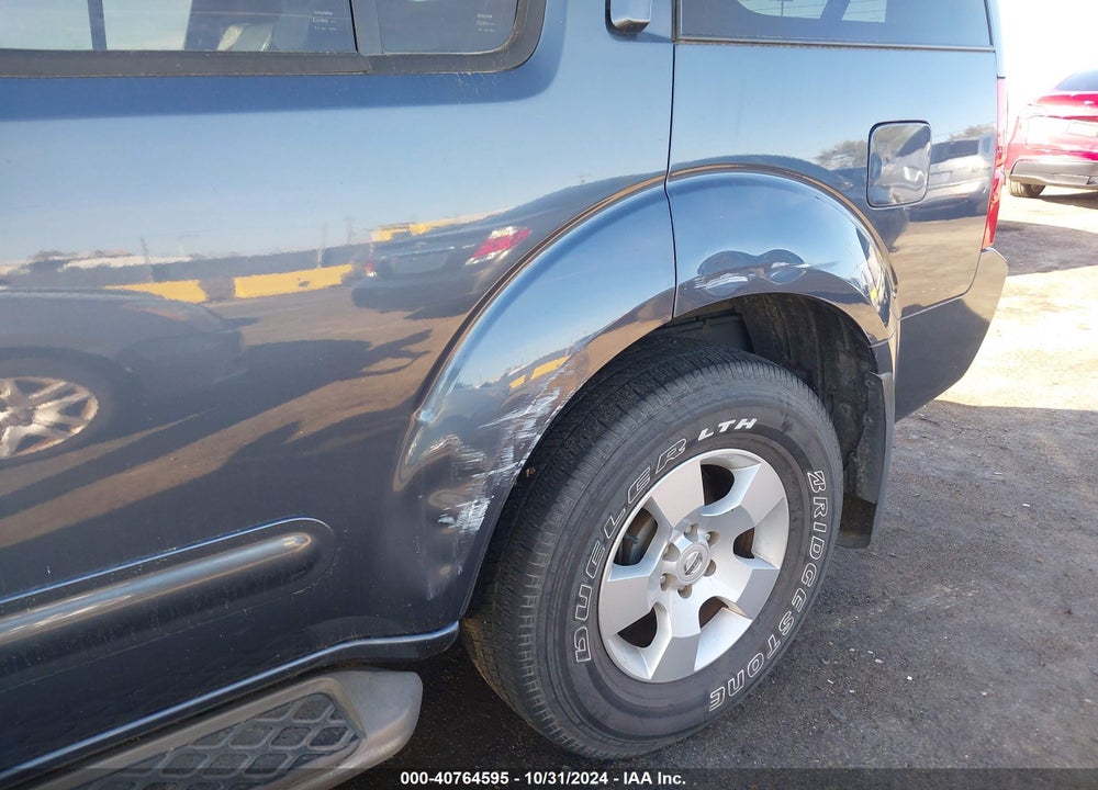 2007 NISSAN PATHFINDER SE VIN: 5N1AR18U27C628038