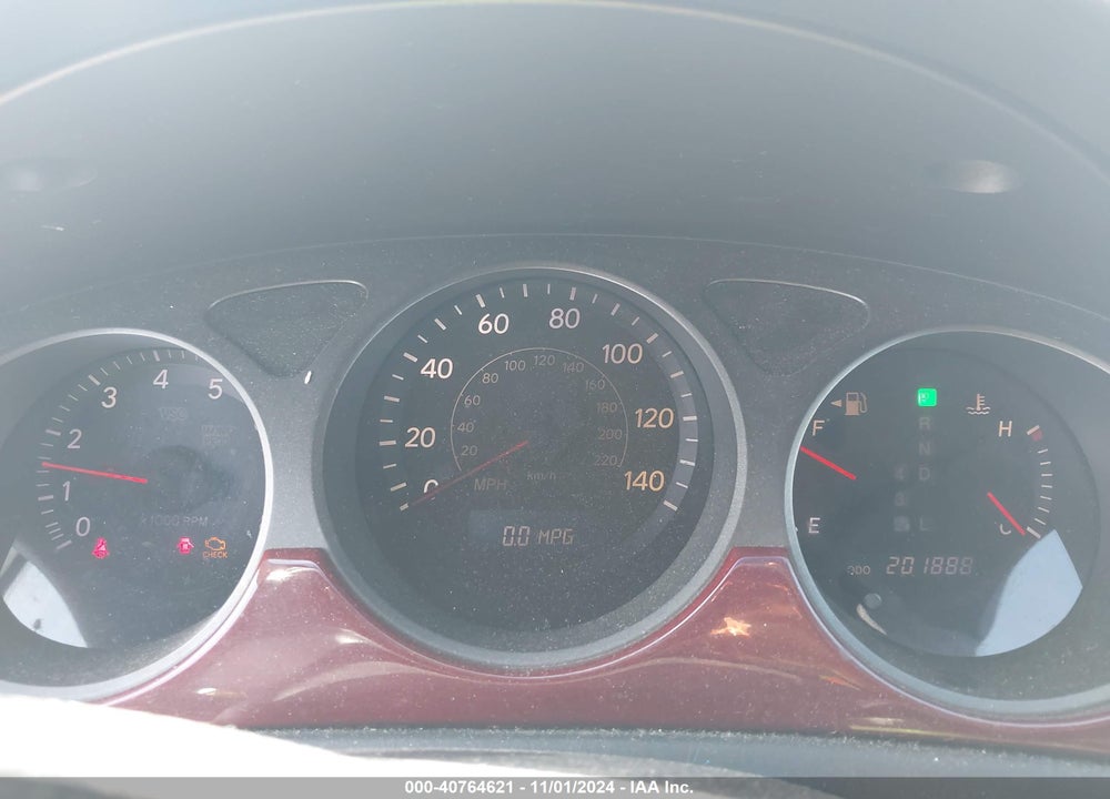 2005 LEXUS ES 330 VIN: JTHBA30G155119379