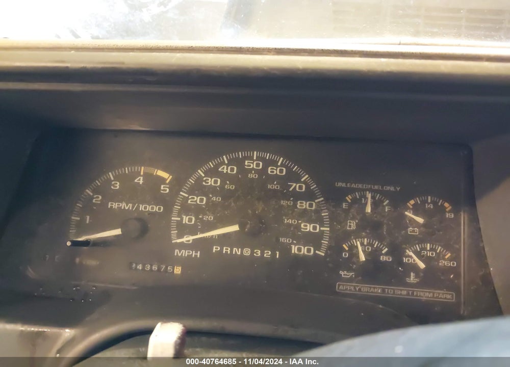 1995 GMC SIERRA C1500 VIN: 1GTEC14Z6SZ506832