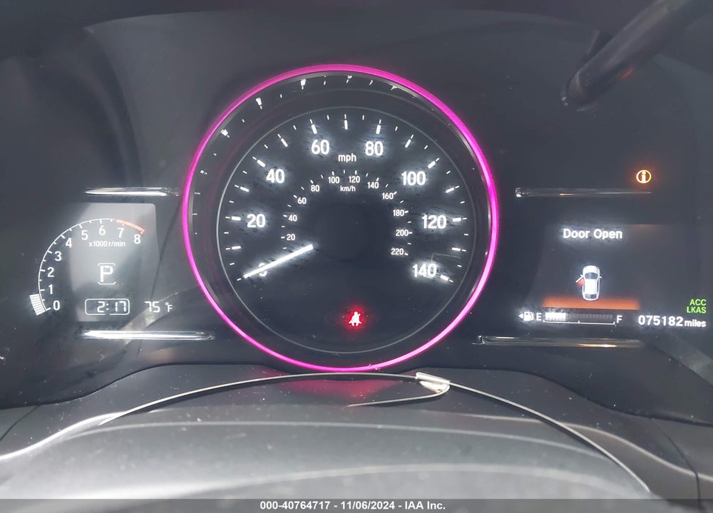 2019 HONDA HR-V EX-L VIN: 3CZRU6H75KM724261