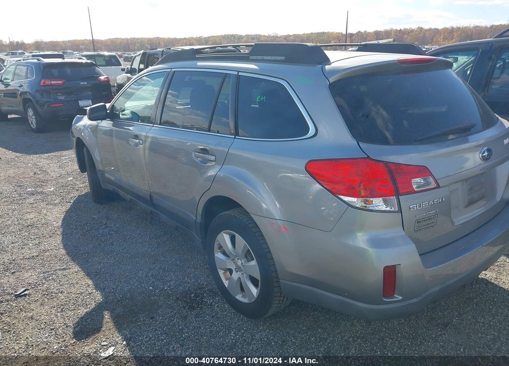 2011 SUBARU OUTBACK 2.5I PREMIUM VIN: 4S4BRBCC7B3351534