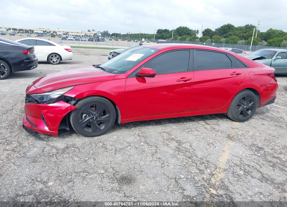 2021 HYUNDAI ELANTRA SEL VIN: 5NPLS4AG7MH017218