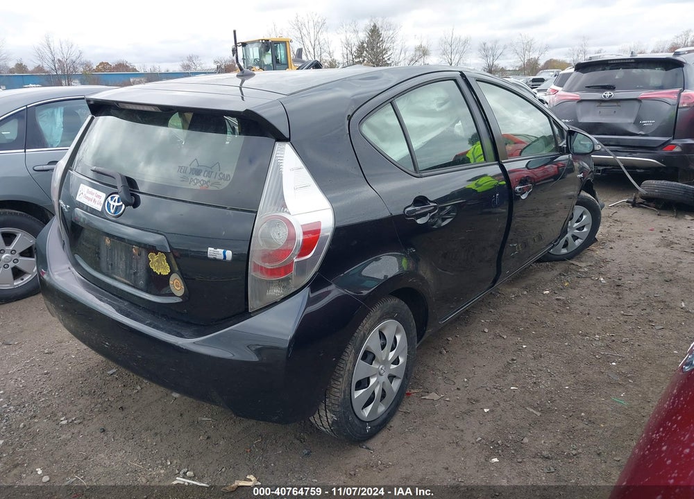 2013 TOYOTA PRIUS C TWO VIN: JTDKDTB34D1550694