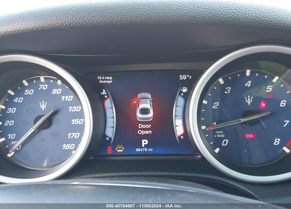 2015 MASERATI GHIBLI VIN: ZAM57XSA7F1159189