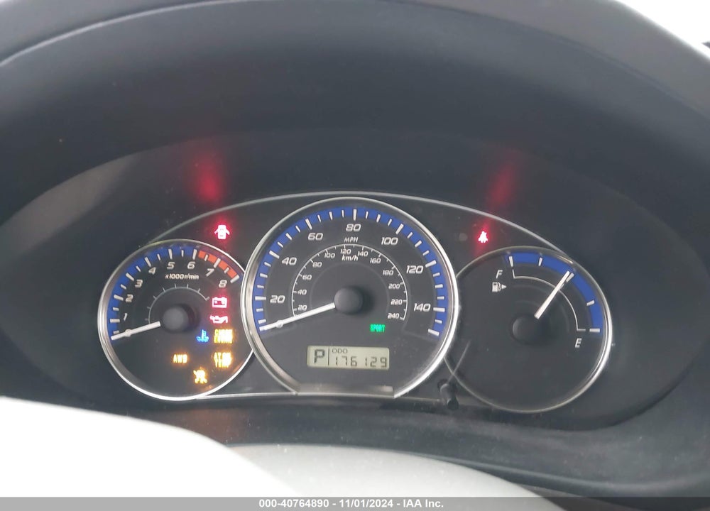 2010 SUBARU FORESTER VIN: JF2SH6BC5AH771117