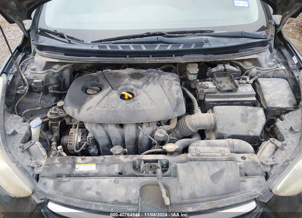 2012 HYUNDAI ELANTRA LIMITED VIN: 5NPDH4AE5CH133274