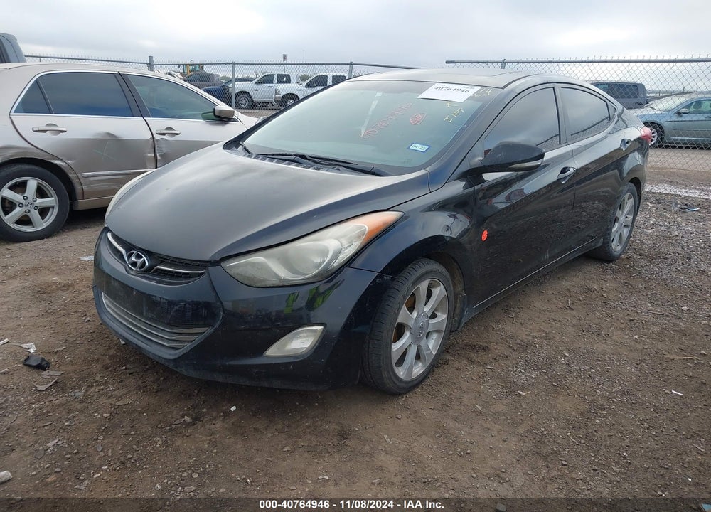 2012 HYUNDAI ELANTRA LIMITED VIN: 5NPDH4AE5CH133274