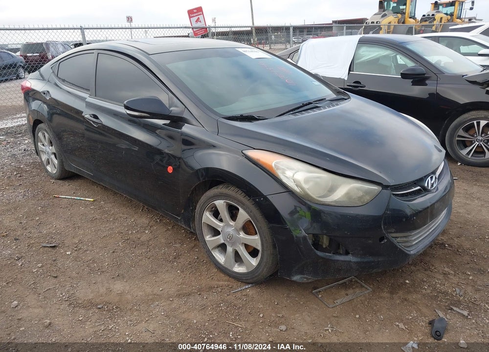 2012 HYUNDAI ELANTRA LIMITED VIN: 5NPDH4AE5CH133274