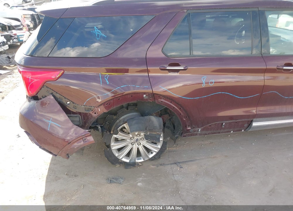 2022 FORD EXPLORER LIMITED VIN: 1FM5K8FW6NNA09298