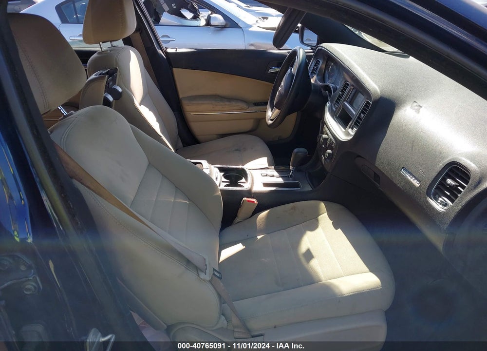 2013 DODGE CHARGER SE VIN: 2C3CDXBG3DH734884