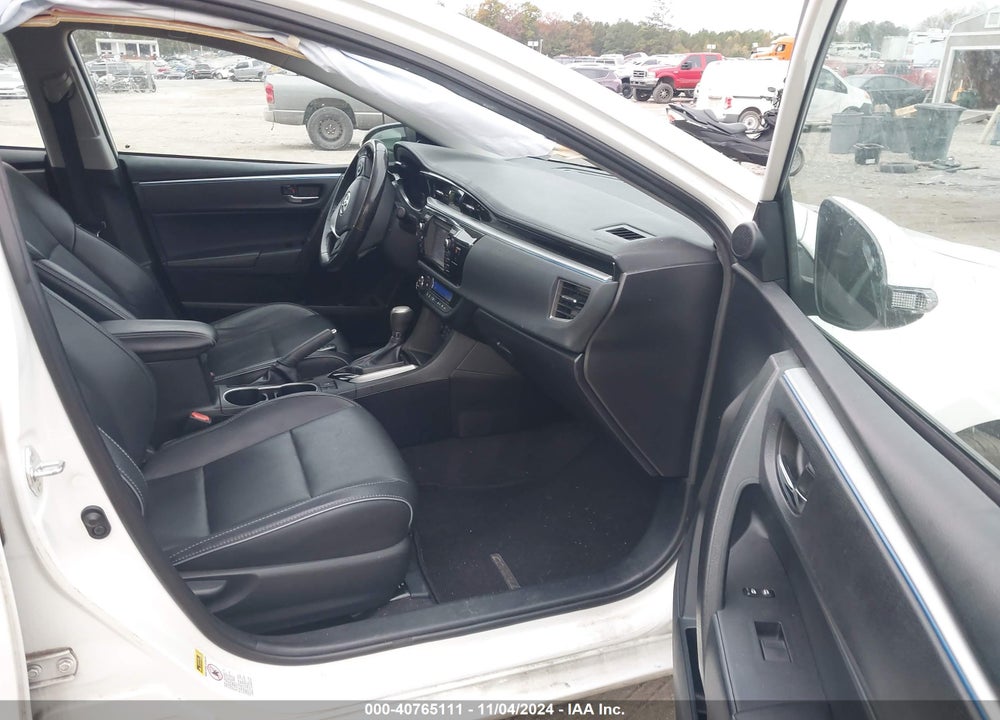 2016 TOYOTA COROLLA S PREMIUM VIN: 2T1BURHE3GC504821