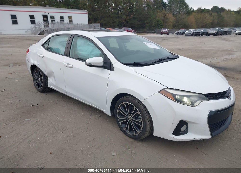 2016 TOYOTA COROLLA S PREMIUM VIN: 2T1BURHE3GC504821