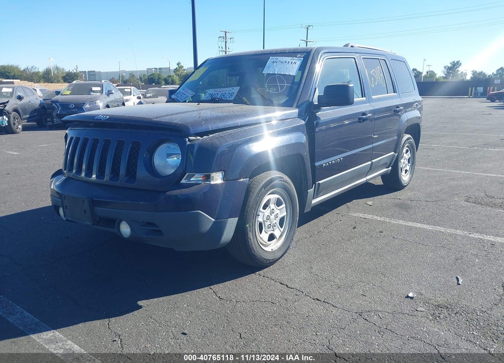 2016 JEEP PATRIOT SPORT VIN: 1C4NJPBB3GD532582