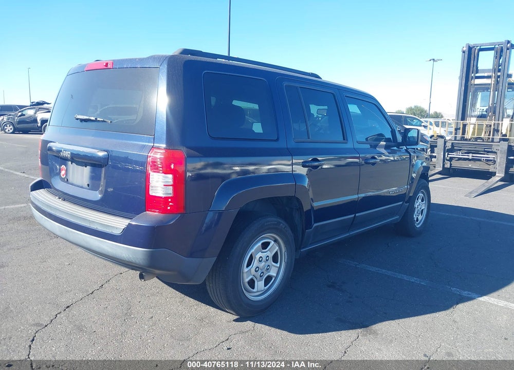 2016 JEEP PATRIOT SPORT VIN: 1C4NJPBB3GD532582