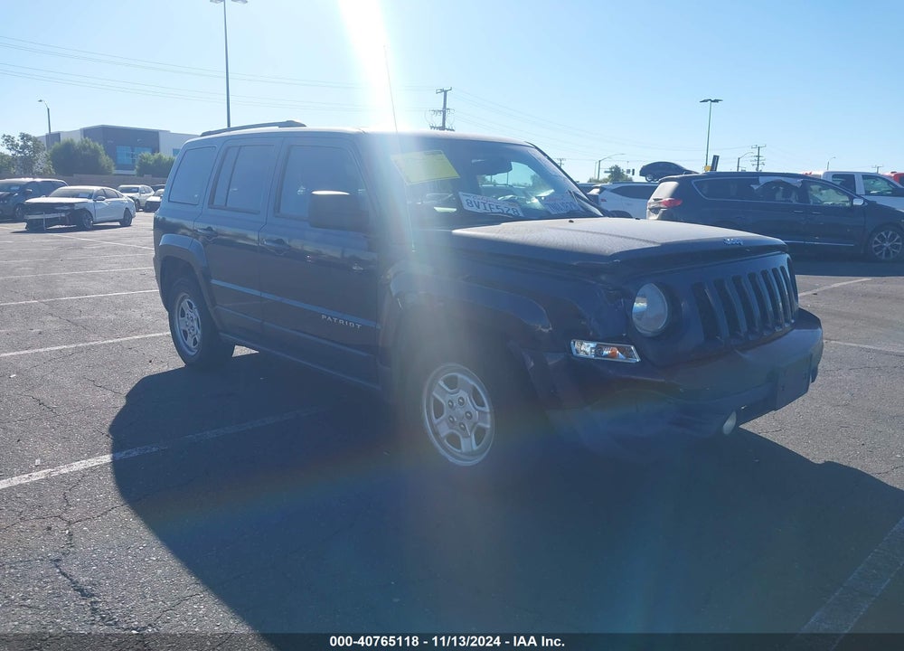 2016 JEEP PATRIOT SPORT VIN: 1C4NJPBB3GD532582