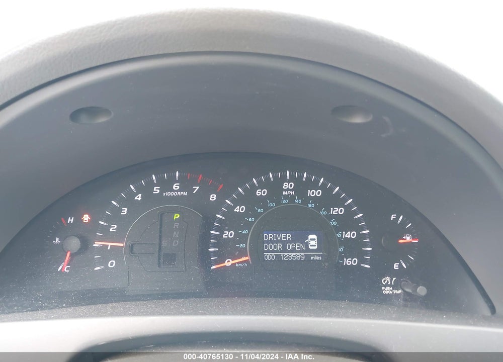 2011 TOYOTA CAMRY XLE V6 VIN: 4T1BK3EK9BU609965