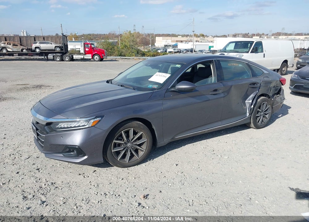 2022 HONDA ACCORD EX-L VIN: 1HGCV1F55NA059474