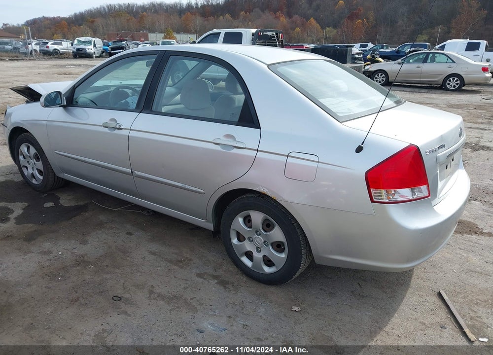 2009 KIA SPECTRA EX VIN: KNAFE221695652776