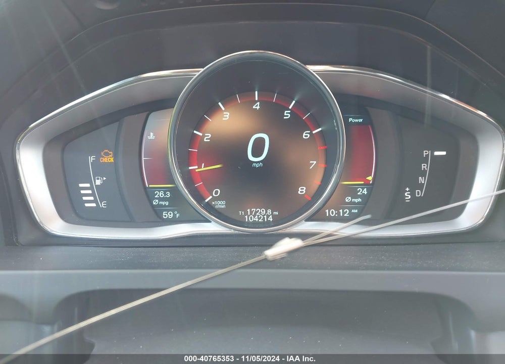 2015 VOLVO V60 T5 PREMIER PLUS VIN: YV140MEC9F1213652