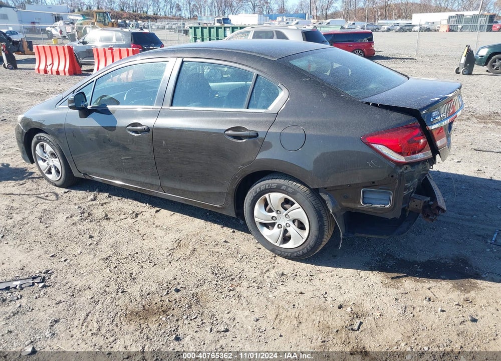 2013 HONDA CIVIC LX VIN: 19XFB2F52DE261226