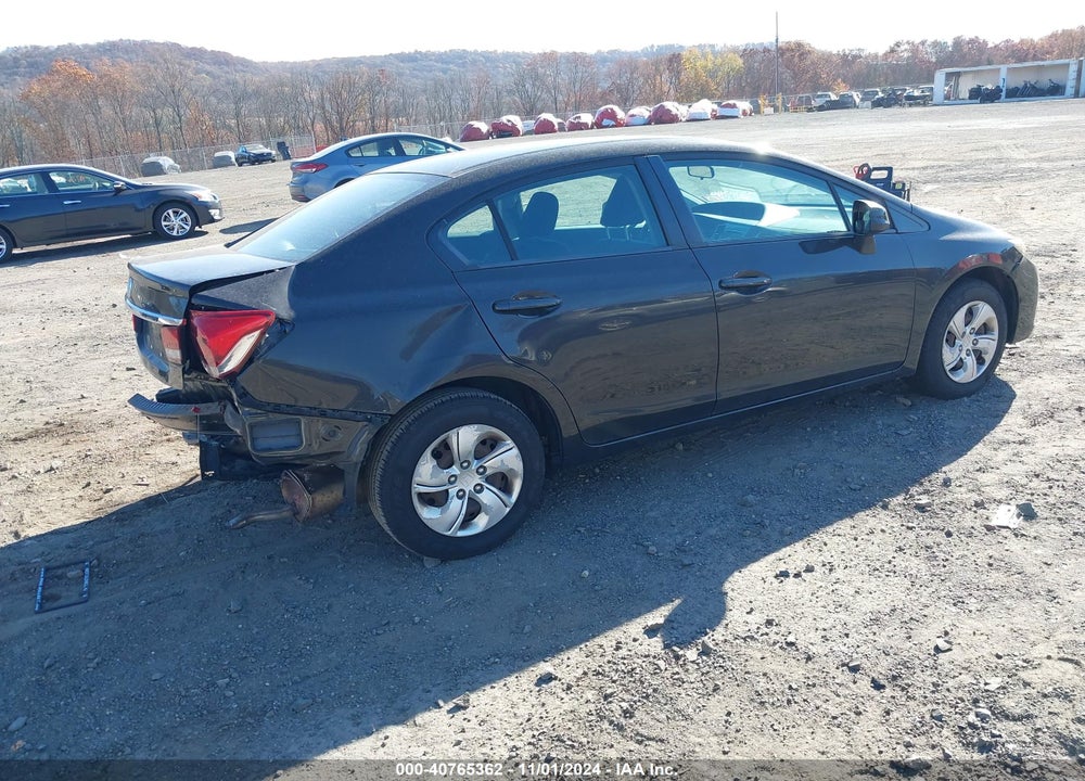 2013 HONDA CIVIC LX VIN: 19XFB2F52DE261226