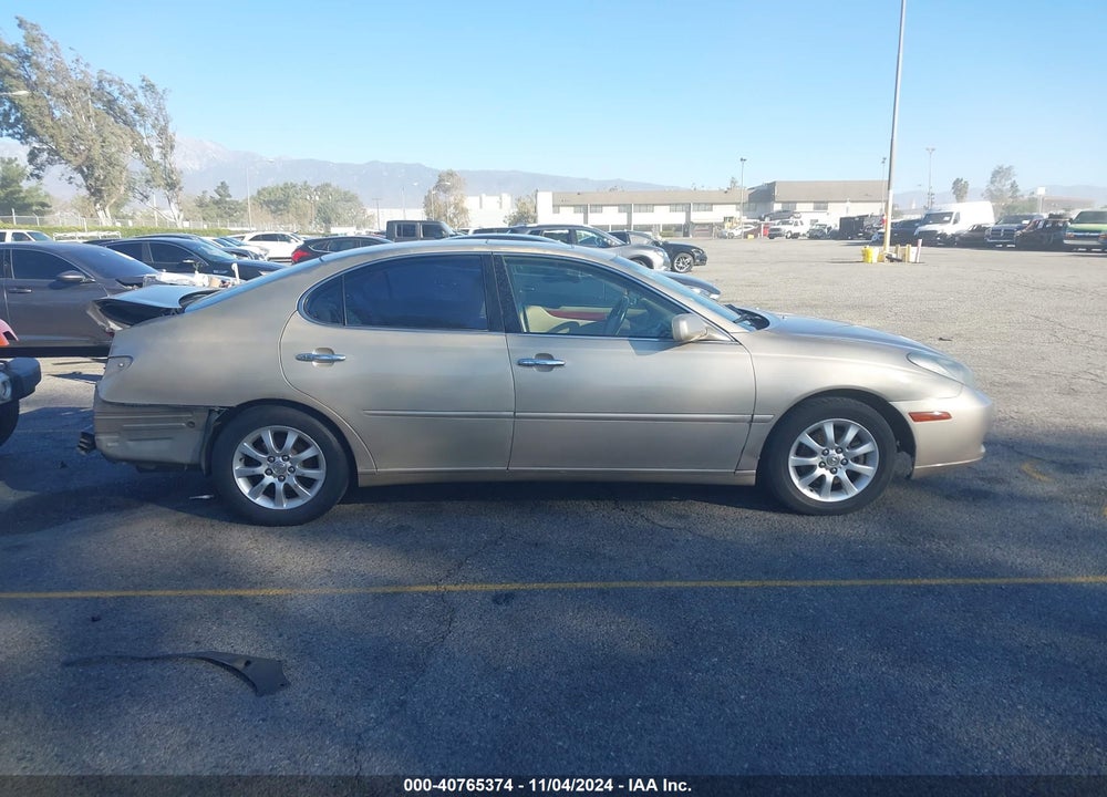 2003 LEXUS ES 300 VIN: JTHBF30G030110667