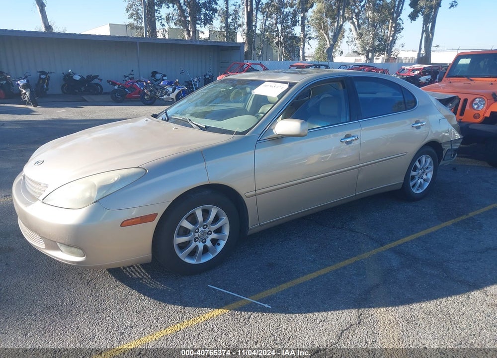 2003 LEXUS ES 300 VIN: JTHBF30G030110667
