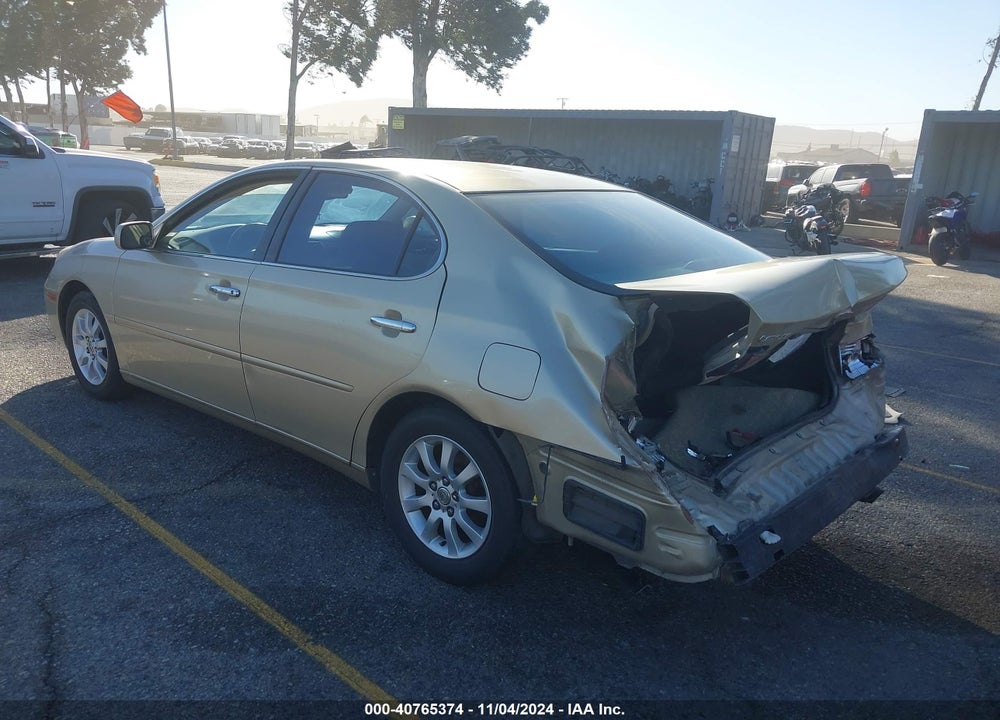 2003 LEXUS ES 300 VIN: JTHBF30G030110667