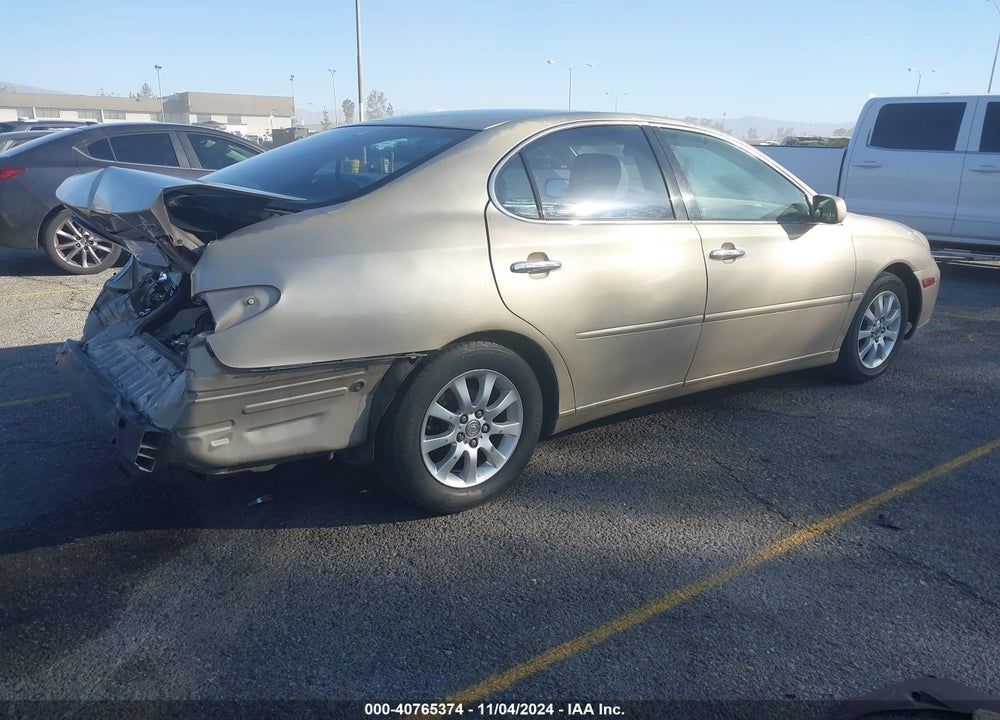 2003 LEXUS ES 300 VIN: JTHBF30G030110667
