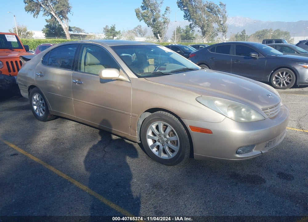 2003 LEXUS ES 300 VIN: JTHBF30G030110667