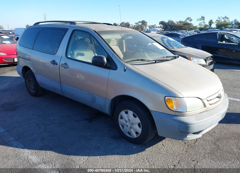 2002 TOYOTA SIENNA CE VIN: 4T3ZF19C42U458650