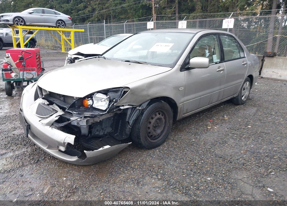 2004 MITSUBISHI LANCER ES VIN: JA3AJ26E54U008981