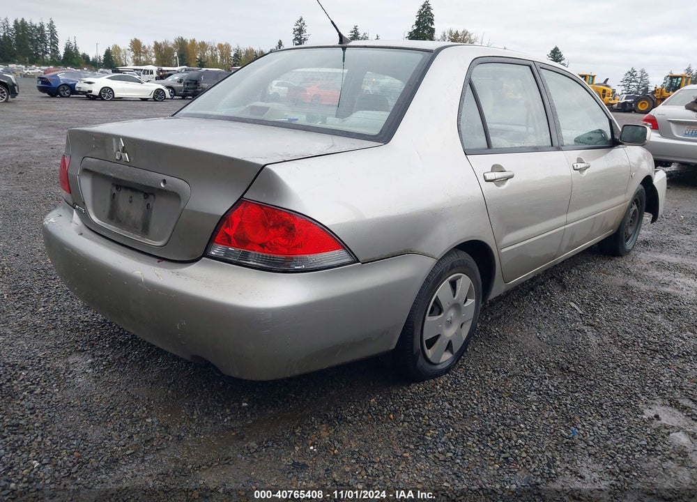 2004 MITSUBISHI LANCER ES VIN: JA3AJ26E54U008981