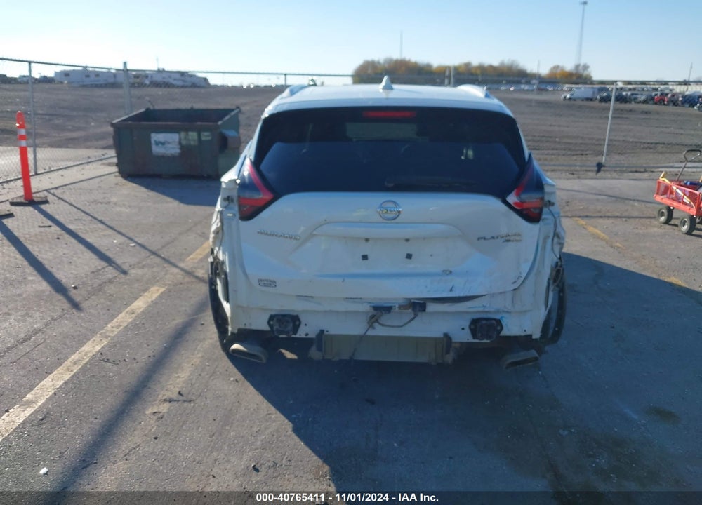 2019 NISSAN MURANO PLATINUM/S/SL/SV VIN: 5N1AZ2MS4KN150342