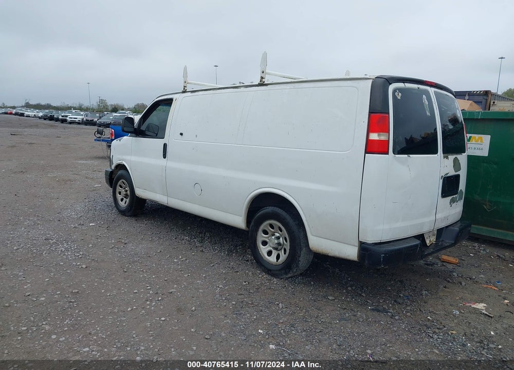 2010 CHEVROLET EXPRESS 1500 WORK VAN VIN: 1GCUGADX7A1106032