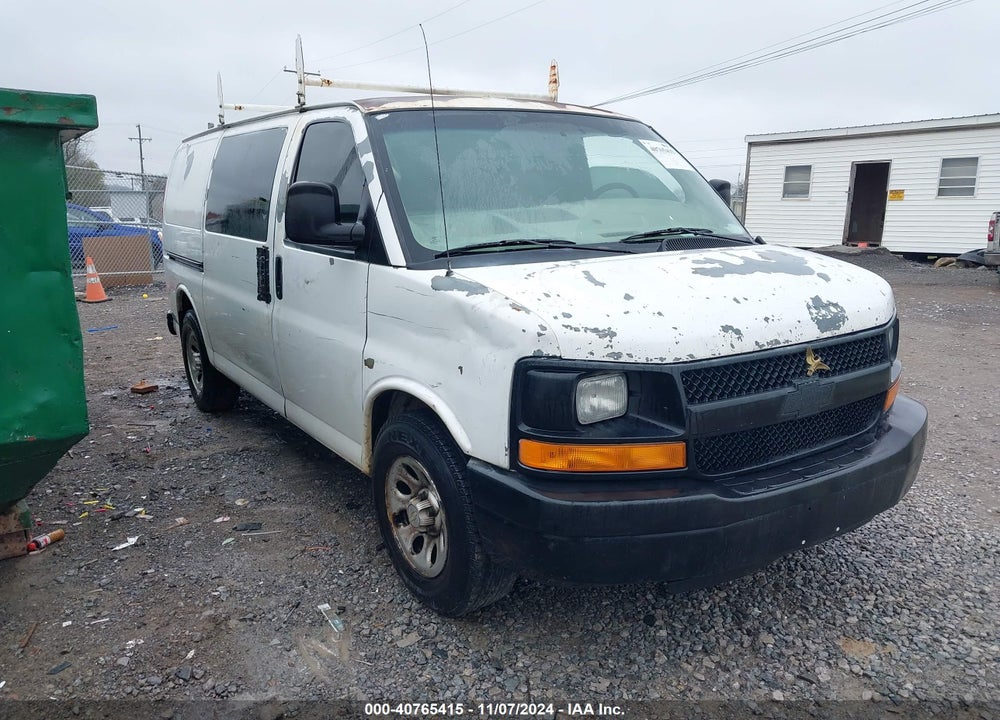 2010 CHEVROLET EXPRESS 1500 WORK VAN VIN: 1GCUGADX7A1106032