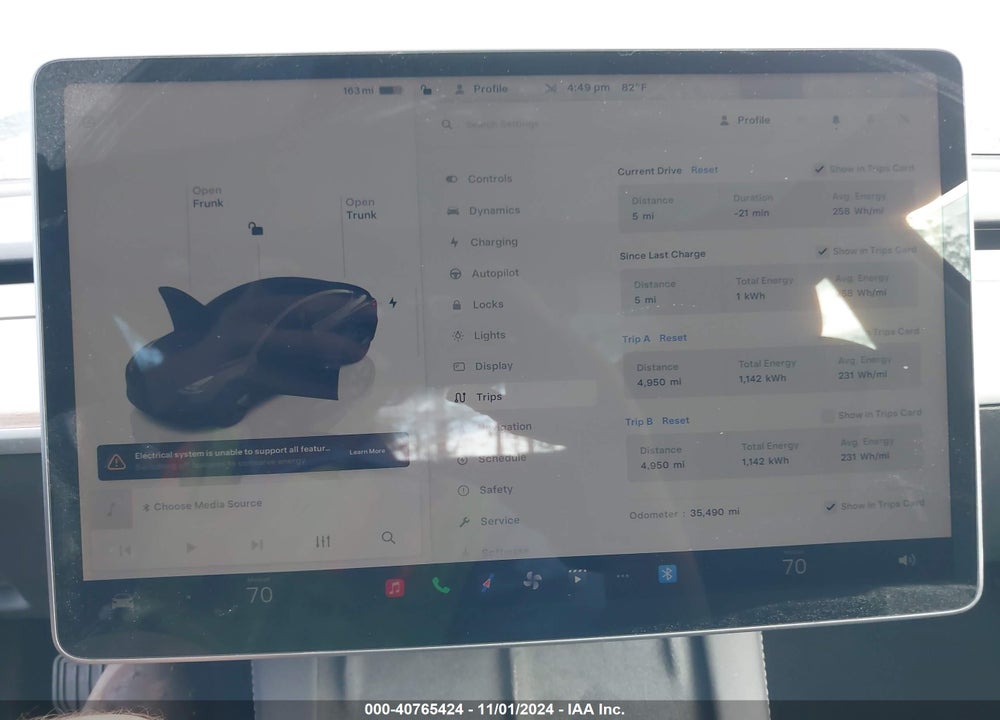 2023 TESLA MODEL 3 REAR-WHEEL DRIVE VIN: 5YJ3E1EA3PF453949