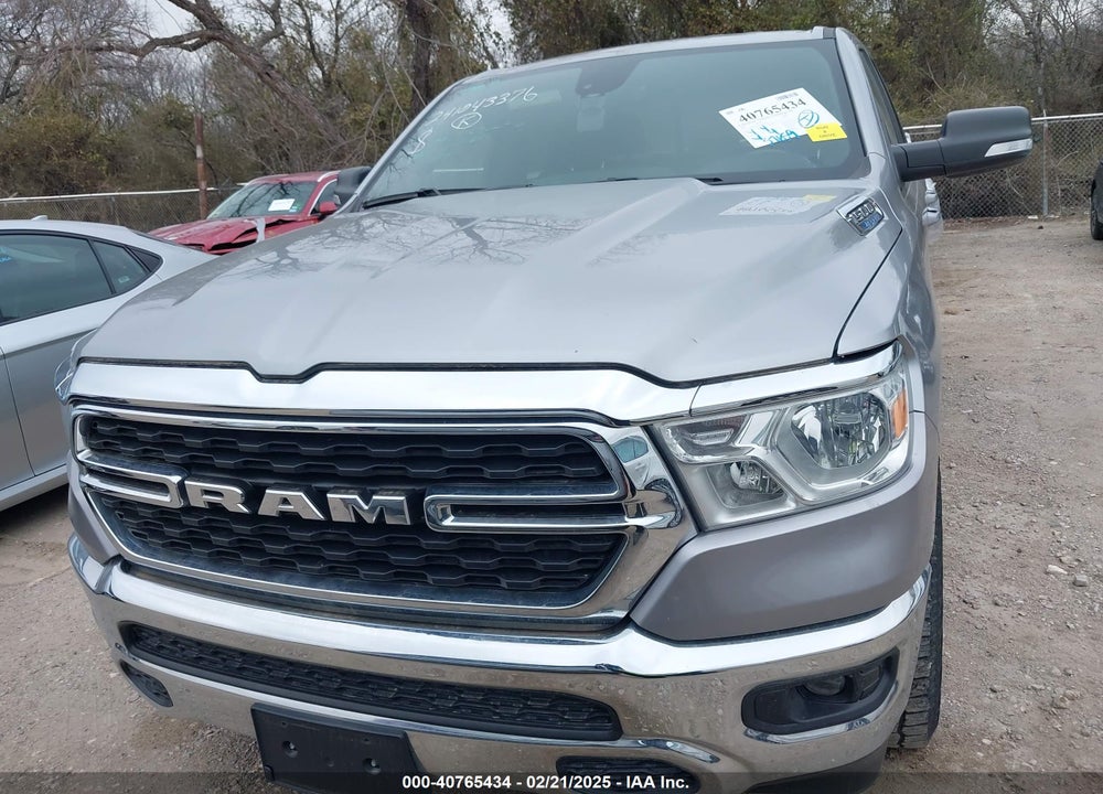 2022 RAM 1500 BIG HORN 4X2 6'4 BOX VIN: 1C6RREBG3NN173629
