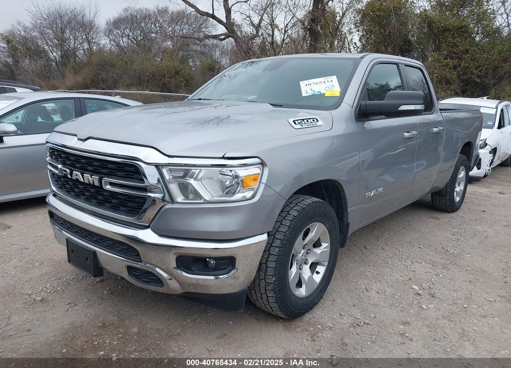 2022 RAM 1500 BIG HORN 4X2 6'4 BOX VIN: 1C6RREBG3NN173629