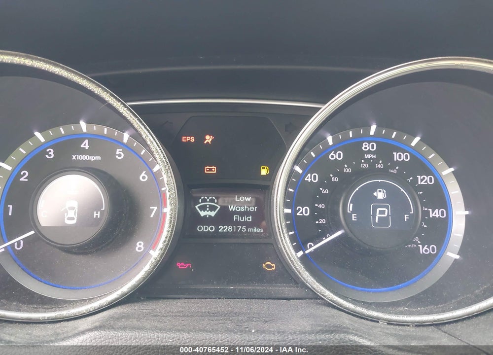 2011 HYUNDAI SONATA GLS VIN: 5NPEB4AC6BH222595