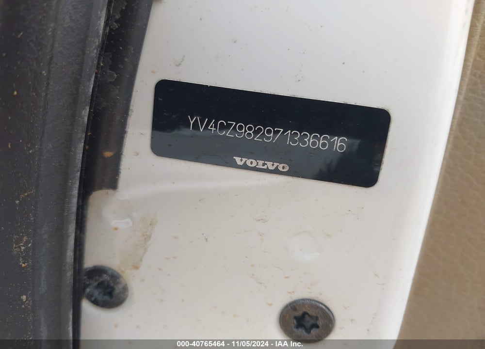 2007 VOLVO XC90 3.2 VIN: YV4CZ982971336616