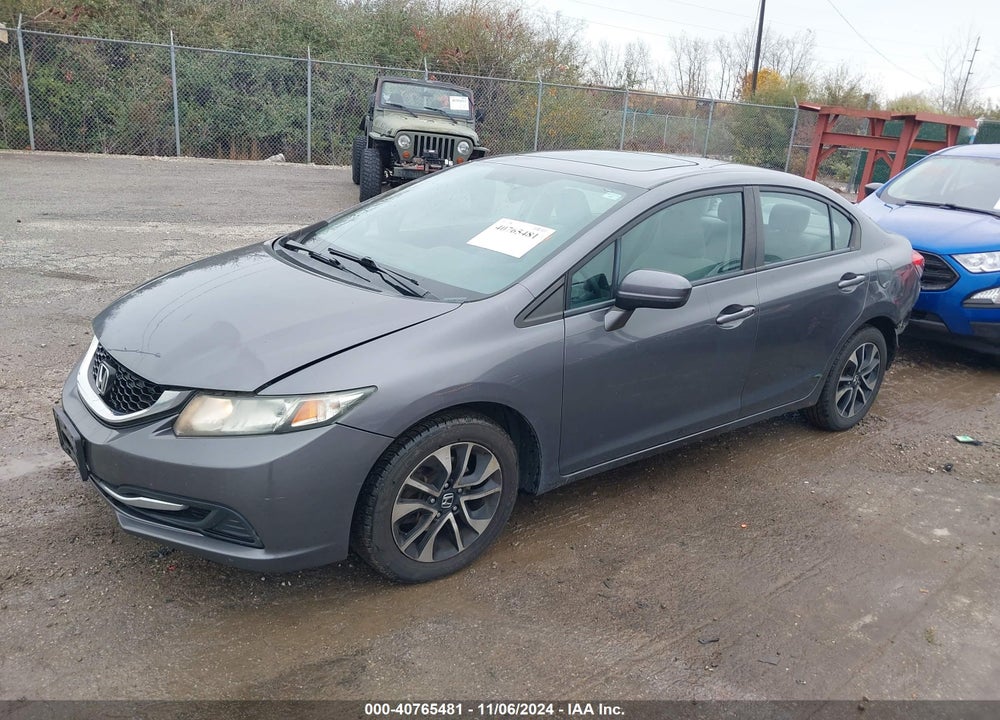 2014 HONDA CIVIC EX VIN: 19XFB2F80EE210870